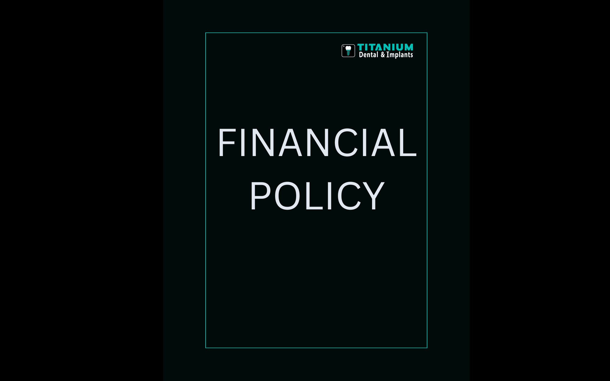 FINANCIAL POLICY